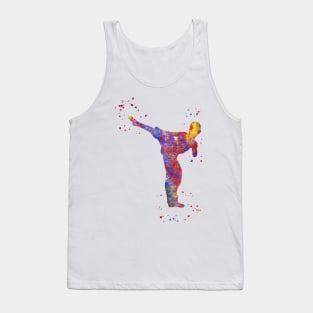 Karate fighter boy Tank Top